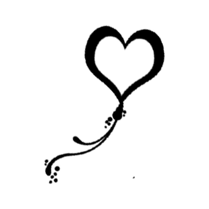 #2046L - Heart Tail - Valentine